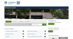 Desktop Screenshot of libguides.lehman.edu