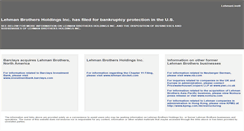 Desktop Screenshot of lehman.com